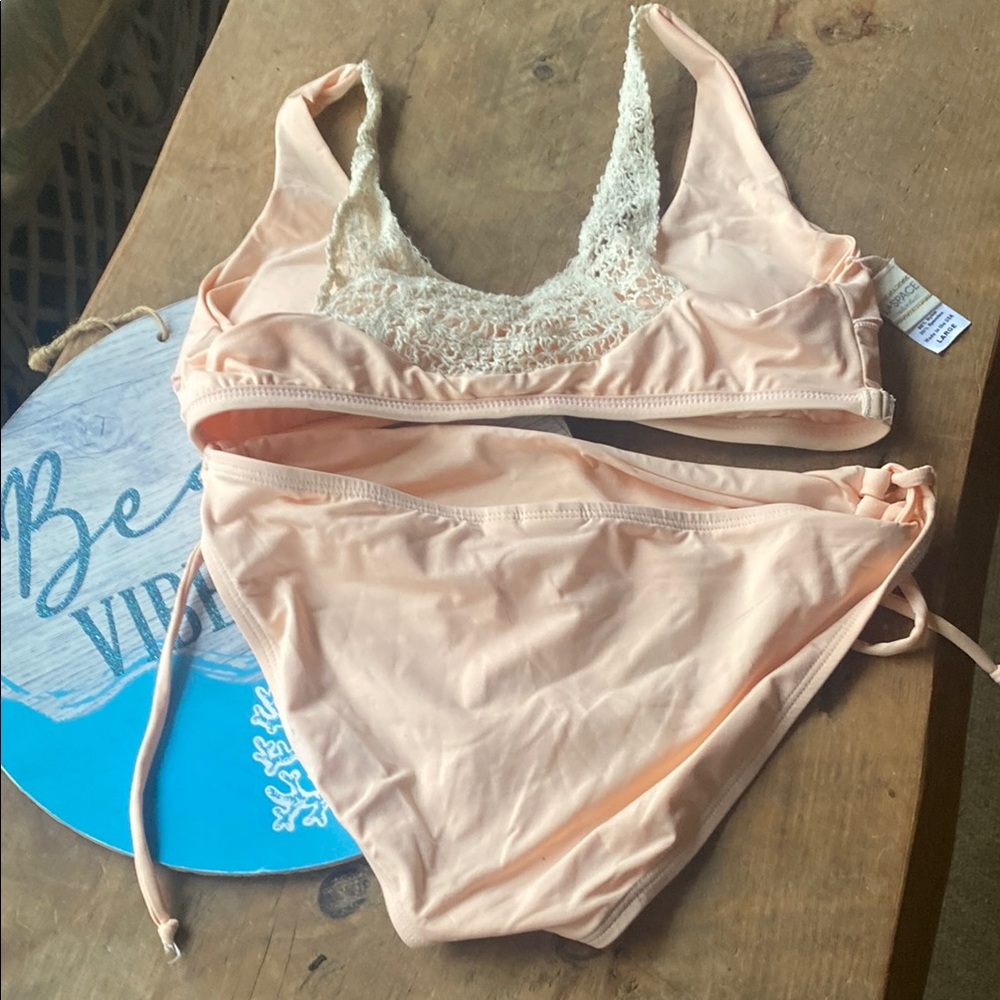 L*Space Peach Bikini Set - Picture 2 of 5